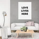 Картина на полотні Для дому Love Lives Here 110х150 см. - зображення 3