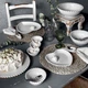 Салатник Tognana Ornament Pearl, d25.5x9 см, 1900 мл, фарфор, белый (OE068255700) - изображение 2
