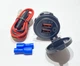 Автомобільна швидка USB зарядка врізна на 2 USB 12-24В, QC 3.0, 36Вт, Червона (31441) - зображення 9