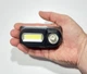 Налобний ліхтарик з акумулятором та USB зарядкою BL-1804 COB + XPE, маленький (31453) - зображення 2