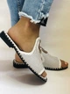 Женские шлёпанцы Evromoda 37 Белые 2143 - изображение 6