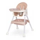 Стульчик для кормления 4 в 1 Colibro Picolo Pastel pink складной с двойным подносом и корзиной для игрушек - изображение 2