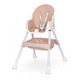 Стульчик для кормления 4 в 1 Colibro Picolo Pastel pink складной с двойным подносом и корзиной для игрушек - изображение 4