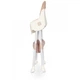 Стульчик для кормления 4 в 1 Colibro Picolo Pastel pink складной с двойным подносом и корзиной для игрушек - изображение 6