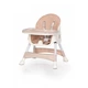 Стульчик для кормления 4 в 1 Colibro Picolo Pastel pink складной с двойным подносом и корзиной для игрушек - изображение 7