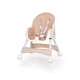 Стульчик для кормления 4 в 1 Colibro Picolo Pastel pink складной с двойным подносом и корзиной для игрушек - изображение 8