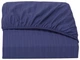 Простынь на резинке Good-Dream Страйп-сатин Dark Blue 200х220 (GDSSDBSHEETF200220) - изображение 1