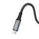 Кабель швидкісний 10 Гбіт/с USB3.1 GEN2 HOCO US01 10Gbps super-speed (1.8m, 100W, 5A, 4K). Black - зображення 8
