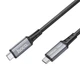 Кабель швидкісний 10 Гбіт/с USB3.1 GEN2 HOCO US01 10Gbps super-speed (1.8m, 100W, 5A, 4K). Black - зображення 7