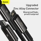 USB кабель 3в1 Micro USB/Lightning/Type-C BASEUS Combo Tungsten Gold One-for-three |1.5M, 3.5A|. Black - зображення 3