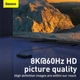Кабель HDMI 2.1 8K BASEUS High Definition Series HDMI на HDMI Adapter Cable |1m, 8K, HDMI2.1|. Black - зображення 9