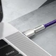 USB кабель Type-C на Type-C BASEUS Cafule Series Metal Data Cable |2m, 5A, 100W, PD|. Purple - зображення 3