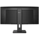 Монітор 34" РК Philips 346B1C/00 вигнутий VA/3440х1440/100 Гц/Display Port/HDMI/USB Type-C/USB 3.2 Чорний - зображення 3