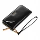 Женский лакированный Betlewski Premium кошелёк с защитой RFID 9,5 х 19,5 х 2,5 см (BPD-VS-5201) черный - изображение 2