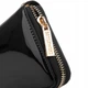Женский лакированный Betlewski Premium кошелёк с защитой RFID 9,5 х 19,5 х 2,5 см (BPD-VS-5201) черный - изображение 4