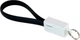 Кабель ExtraDigital Micro USB to USB брелок 0.18 м Черный (KBU1786) - изображение 1