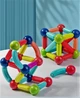 Конструктор магнитный STEM 64 элементов деталей - изображение 3