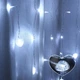 Гирлянда штора светодиодная в форме Сердца с фигурками сердечек 2*1,5м LED DL Белая 1000-XR-2 W - изображение 4