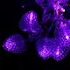 Гирлянда штора светодиодная в форме Сердца с фигурками сердечек 2*1,5м LED DL Сиреневая 1000-XR-3 F - изображение 2