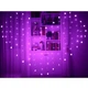 Гирлянда штора светодиодная в форме Сердца с фигурками сердечек 2*1,5м LED DL Сиреневая 1000-XR-3 F - изображение 3