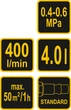 Ковш пневматический для штукатурки потолков Vorel 4 л 09903 - изображение 4
