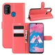 Чехол Luxury для Samsung Galaxy M21 (M215) книжка красный - изображение 1