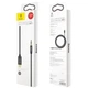 Кабель перехідник Type-C на Mini-Jack 3.5 (AUX) Baseus (1,2 м). Black - зображення 8