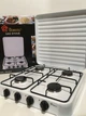 Настольная газовая плита Domotec MS-6604/4064 на 4 конфорки Белая - изображение 1