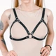 Портупея на грудь Dragonfly эко-кожа женская Черная xs-xxl LB-019 - изображение 2