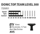 Ракетка для настольного тенниса Donic Top Team 500 (725051) - изображение 3