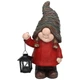 Фигурка Леди гном c фонарем Andrea Fontebasso Christmas Grimm, 22х15хh41 см, с подсвечником (CM9GN169688) - изображение 1