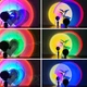 Світлодіодна настільна лампа сансет з проекцією заходу сонця сонця LED Sunset Lamp RGB 16 кольорів з пультом для селфі світильник торшер USB - зображення 3
