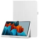 Чехол-книжка Litchi Leather Case для Samsung Galaxy Tab S7 11.0 T870 / T875 (Wake / Sleep) White - изображение 1