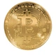 Сувенірна монета Біткоїн BTC (Bitcoin) у пластиковій прозорій коробці/чохлі (530284940) Золото - зображення 3