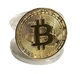 Сувенірна монета Біткоїн BTC (Bitcoin) у пластиковій прозорій коробці/чохлі (530284940) Золото - зображення 5