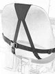 Ортопедичні подушки EKKO SEAT на офісне крісло. Комплект. Коричневий. - зображення 2