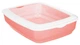 Туалет для кошек с бортиком Trixie Cisco 32x12x43 см, полупрозрачный пластик - изображение 4