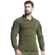 Рубашка тактическая Lesko A655 Green 2XL (38р.) кофта с длинным рукавом армейская (K/OPT2_4256-12576) - изображение 1