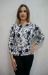 Блуза LAURA ASHLEY TS-51/S02MA05 34 белый + темно-синий 200629 - изображение 1
