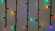 Гірлянда ICICLE 7 Вт мультіцвет 75 LED бахрома 2x0,7м IP44 для вулиці Чорний провід - зображення 1