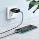 Сетевое зарядное устройство с кабелем Type-C HOCO C72Q Glorious single port (1USB, QC3.0, 3A, 18W). Black - изображение 6