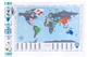Скретч-карта світу з прапорами Discovery Map Flags Edition ENG 68*48 см в тубусі (DmapWorldFlags) - изображение 1