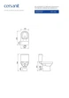 Cersanit Компакт 602 City new clean on 011 3/5, toilet seat dur antib Церсаніт ПОЛЬЩА (CCKZ1013881894) - изображение 3