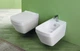 Підвісний унітаз Baden Baden BB 18 (BB18-F87), SIMAS (BB18/F87(85) (WHITE)) - зображення 2
