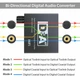 Аудіо конвертер декодер звуку з цифрового optical Toslink S/PDIF оптичного в аналоговий 2.0 стерео з регулятором гучності ЦАП ( HIFI Digital to Analog Converter) - зображення 4