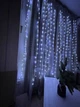 Гірлянда Штора-роса (краплі дощу) на мідному дроті 3 на 2 метри UKC 360 LED (діодів) білий колір - зображення 2