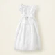 Ошатне плаття Childrens place з вишивкою 128 см Біле - зображення 2