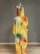 Піжама кігурумі Kigurumi Кольоровий Єдиноріг із зірками на блискавці розмір L 165-175 см - зображення 3
