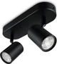 Светильник точечный WiZ IMAGEO Spots 2х5W 2200-6500K RGB Wi-Fi черный (929002659101) - изображение 4