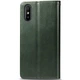 Кожаный чехол-книжка GETMAN Gallant (PU) для Xiaomi Redmi 9A Зеленый - изображение 5